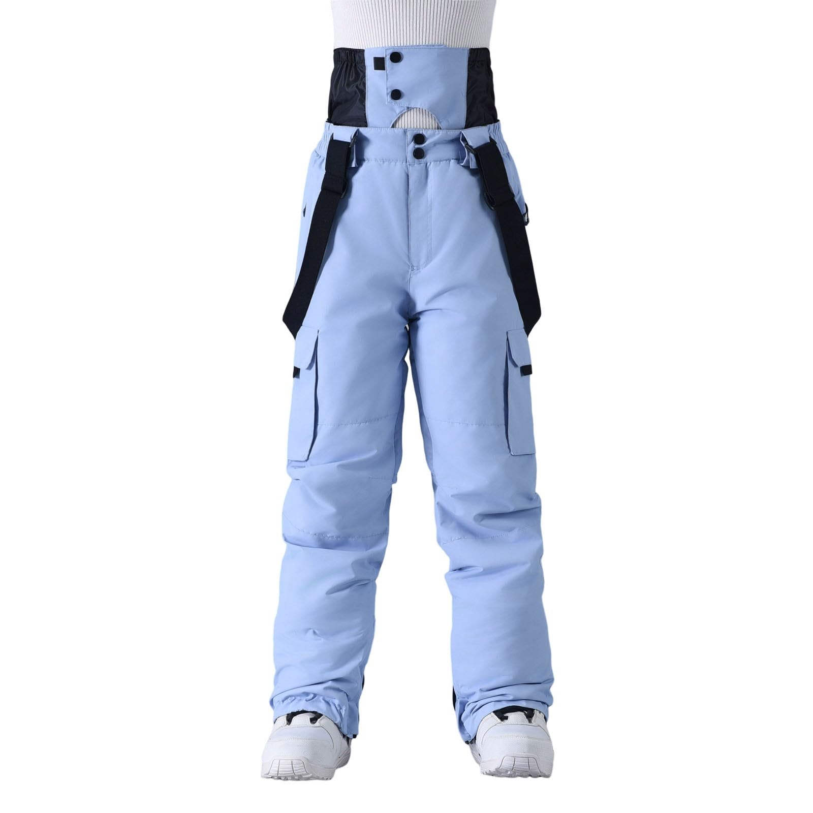 Pantalones de esquí para hombre, pantalones de invierno, impermeable, mono de montaña, pantalones elásticos curvados, pantalones de snowboard de nieve térmicos gruesos, de secado rápido