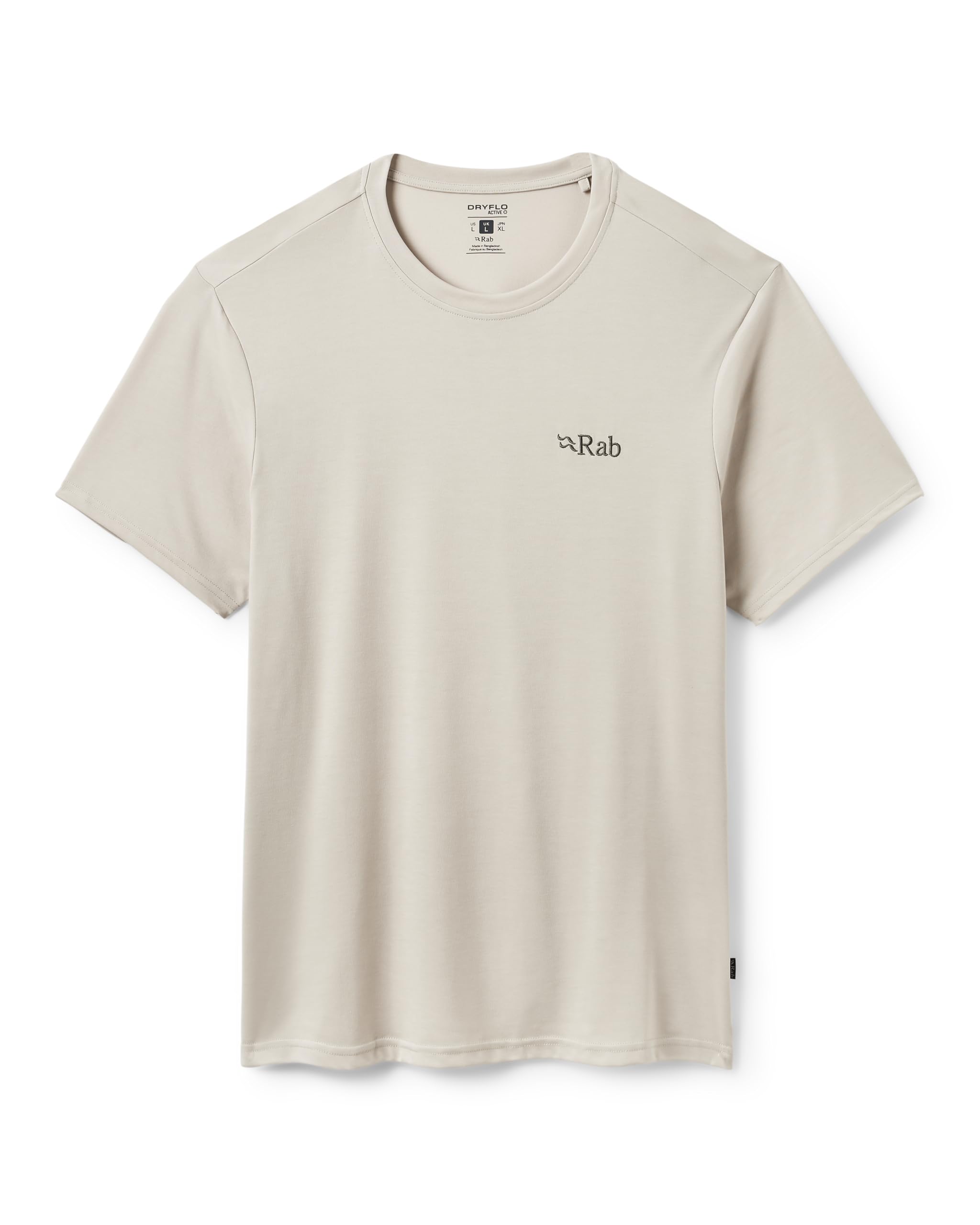 Rab Men's Crimp Logo Tee | Short-Sleeve T-Shirt, for Hiking, Trekking, & Everyday Use