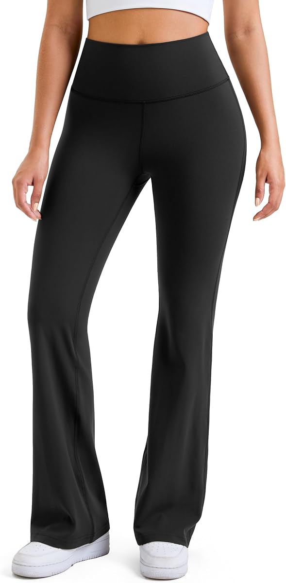 Colorfulkoala Dreamlux - Leggings acampanados para mujer, cintura alta, pierna ancha, pantalones de yoga con corte de bota, entrepierna de 29,5" / 31,5"