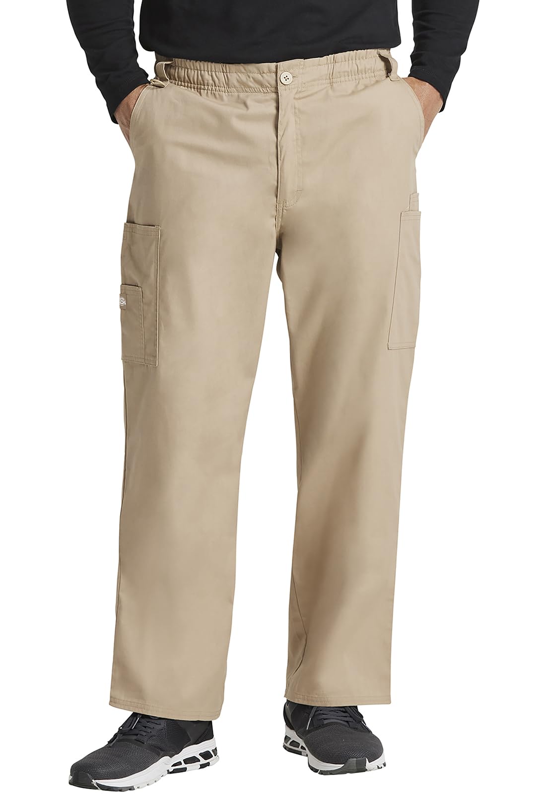 Dickies Men's Pull-On Pant with 7 Pockets Elastic Waistband with Button Closure 81006