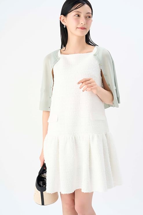 Amazon.co.jp: [セルフォード] ツィードミニワンピース