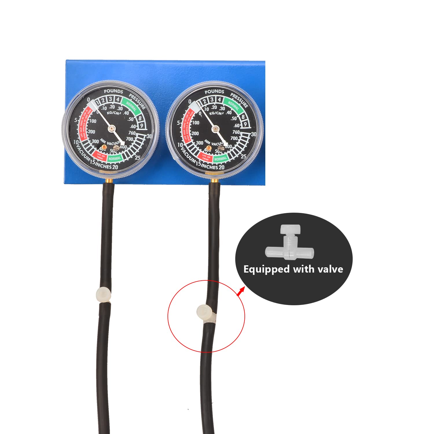 Strumenti di sincronizzazione del carburatore per motociclette con strumenti di sincronizzazione del bilanciatore del vuoto del carburatore a 2 calibri