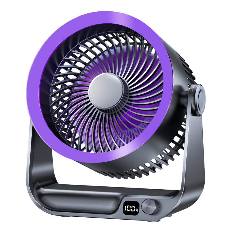 Smart Airflow Pro - Ventilador de escritorio de pared de bajo consumo con temporizador para uso doméstico