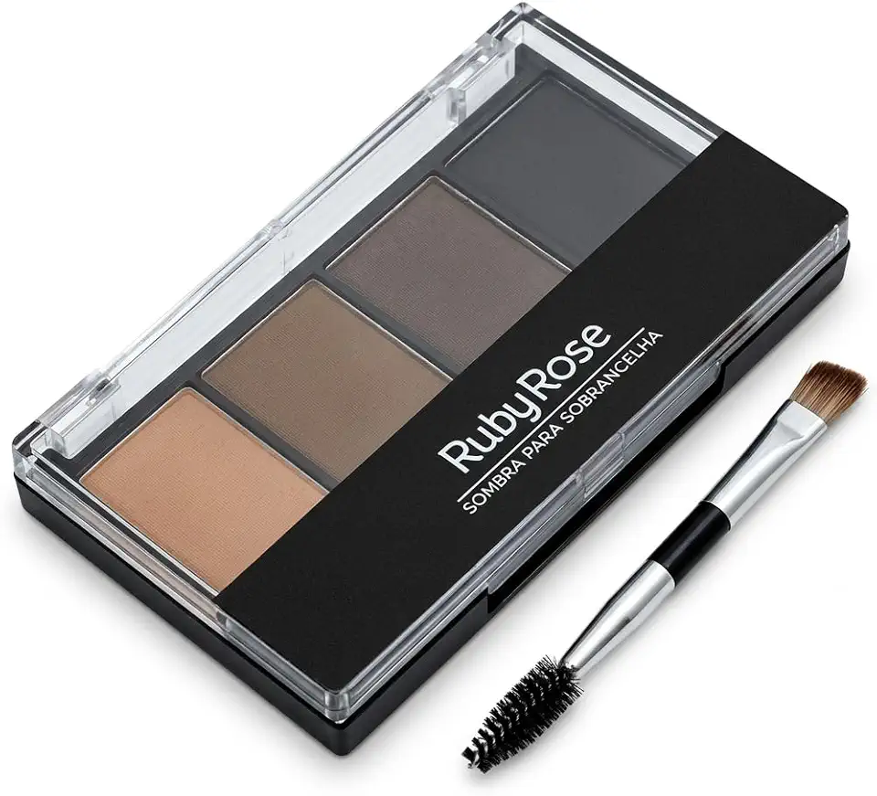Paleta de Sombra para Sobrancelhas Ruby Rose – Definição e Longa Duração