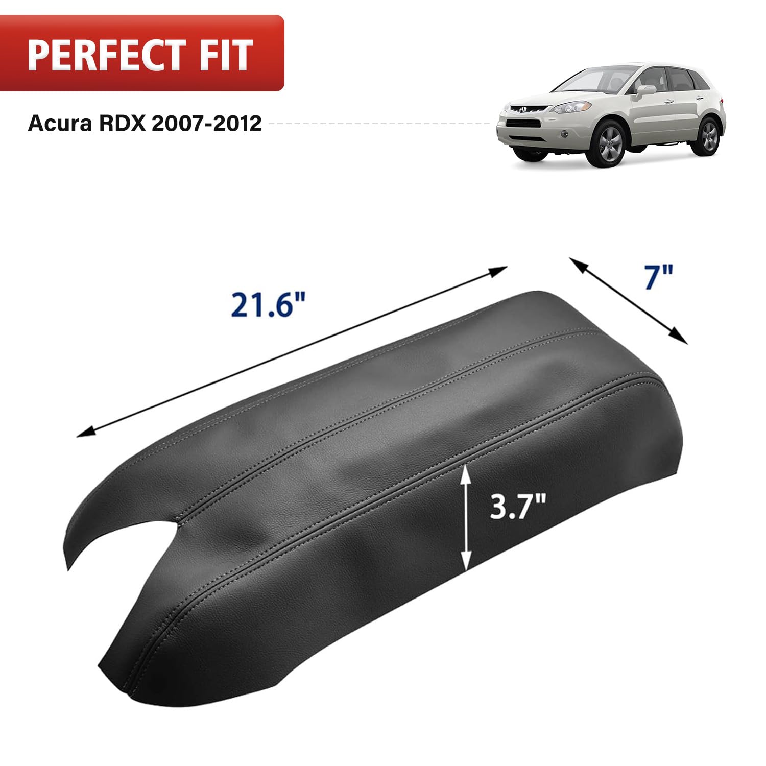 Fits 07-12 Acura RDX Center Console Lid Armrest Cover Real