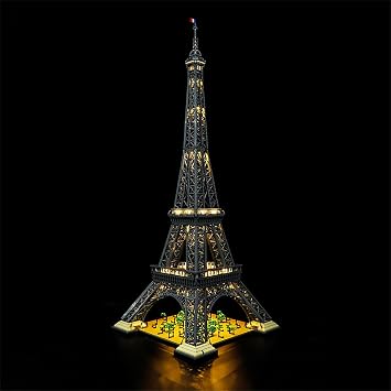 LED Light Set Compatible with Lego 10307 Eiffel Tower Icons Building Blocks Model - Model Set NOT Included