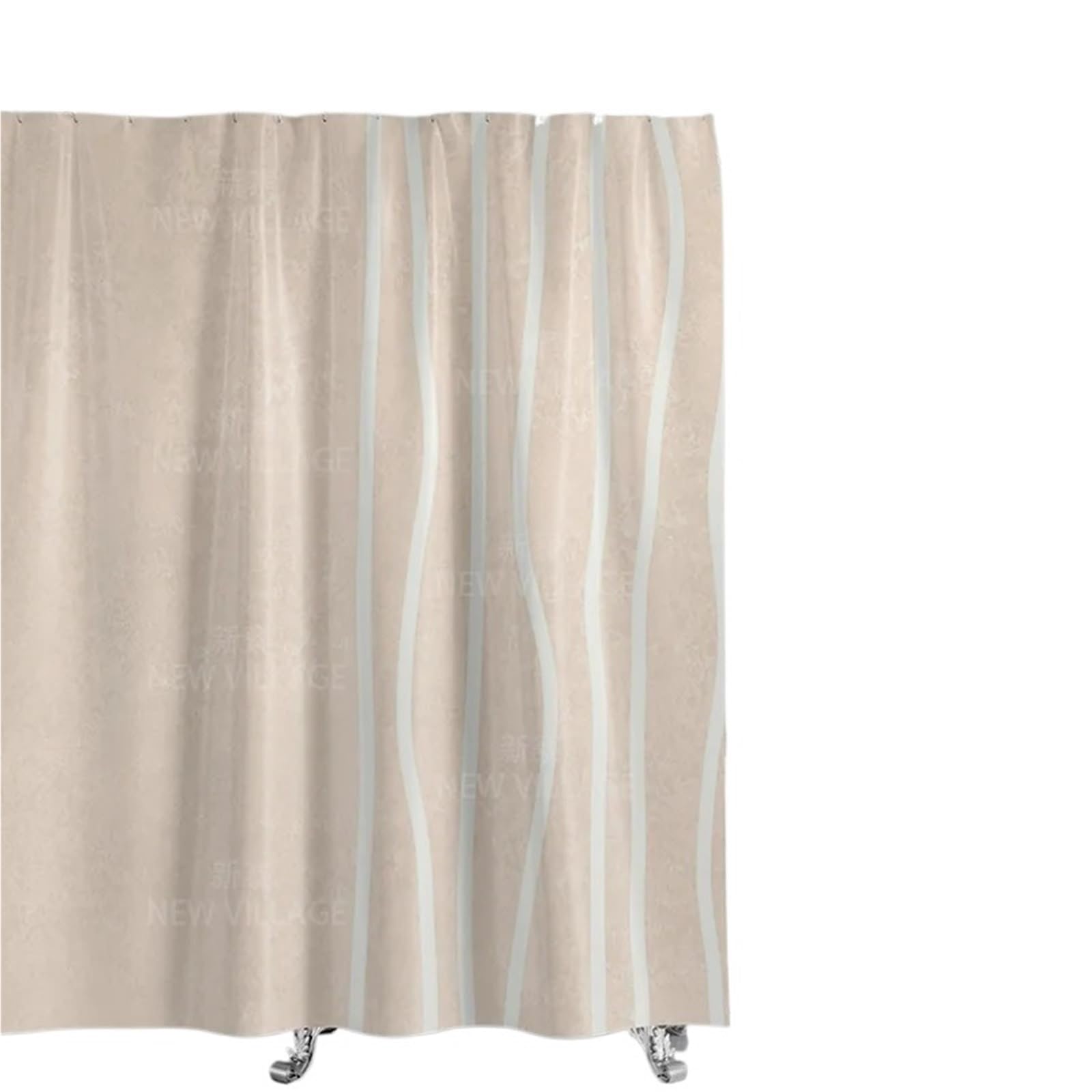 MZSKLW Shower Curtain Abstract Geometric Graffiti Shower Curtain Nordic Minimal Wind Waterproof Fabric Bathroom 180x200