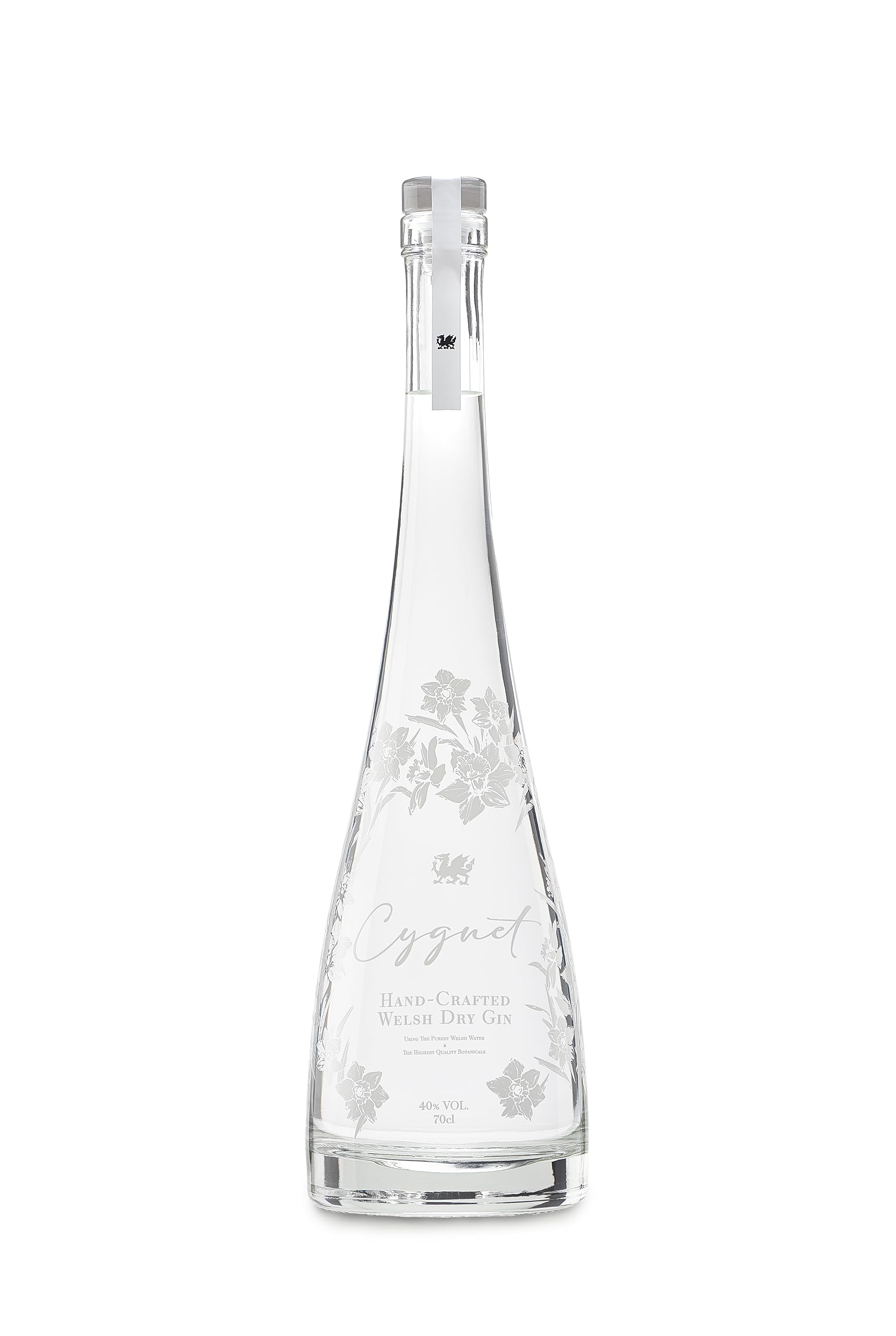 Cygnet Welsh Dry Gin | Award Winning Hand-Crafted Gin | Great in Cocktails | Serve with a Light Tonic Water| Vibrant Gin For All Occasions | 40% ABV, 70cl