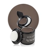 Vista 27 de VOLLUCK Polvo de retoque de raíz, polvo instantáneo para la línea del cabello para áreas delgadas y cobertura de cabello gris, cobertura de raíz