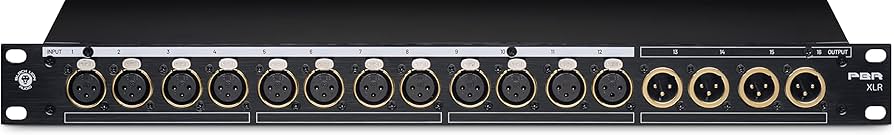 Amazon.co.jp: Black Lion Audio PBR XLR パッチベイ : 楽器・音響機器