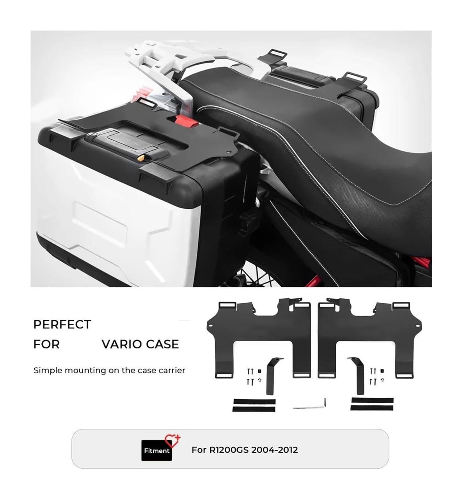 pour R1250GS LC/LC pour Adventure ADV 2018 2019 2020 2021 2022 2023 Porte-Bagages Étuis Vario Porte-Bagages Arrière Moto(R1200 2004-2012 a)