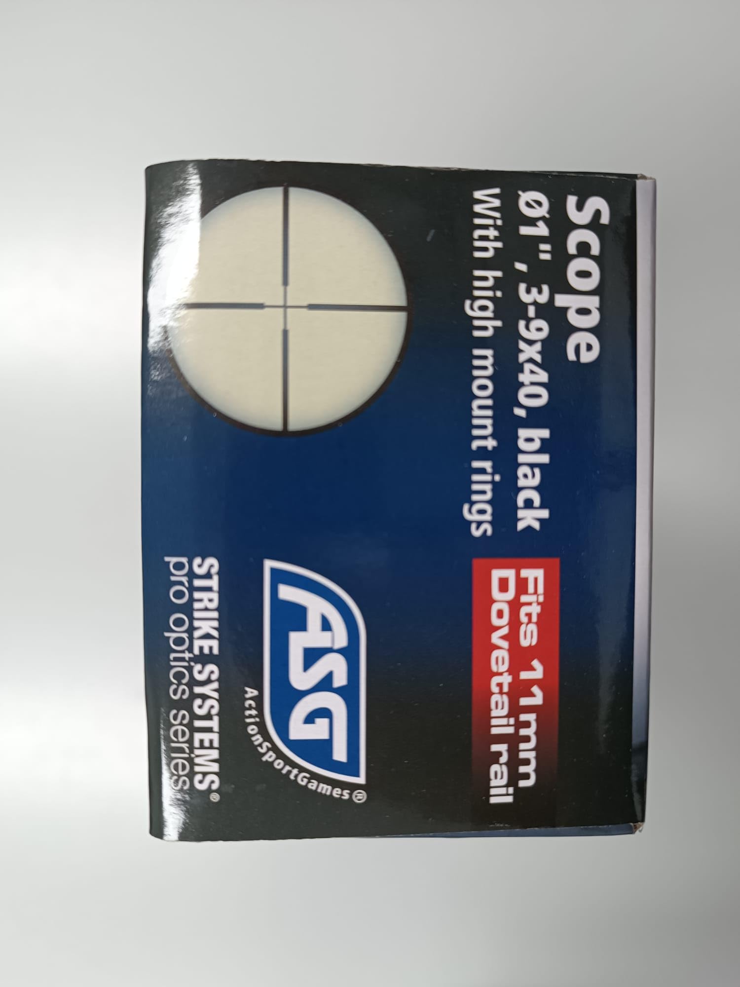 Visor ASG Strike Systems 3-9X40 IR | Mira Deportiva con retícula iluminada para escopetas, Rifles, carabinas y Pistolas de Aire comprimido (balines).