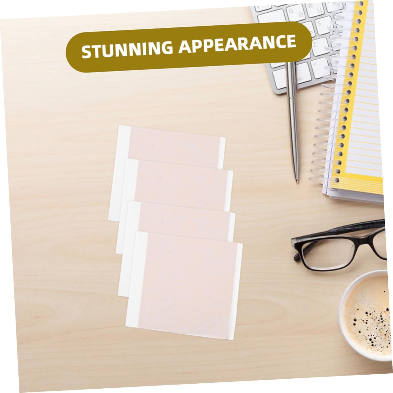 HEALSOPTHY 200pcs Gold Foil Sheets for Easy to Apply Imitation Paper for Projects Gilding Decorating and More for Artists and Craft Enthusiasts