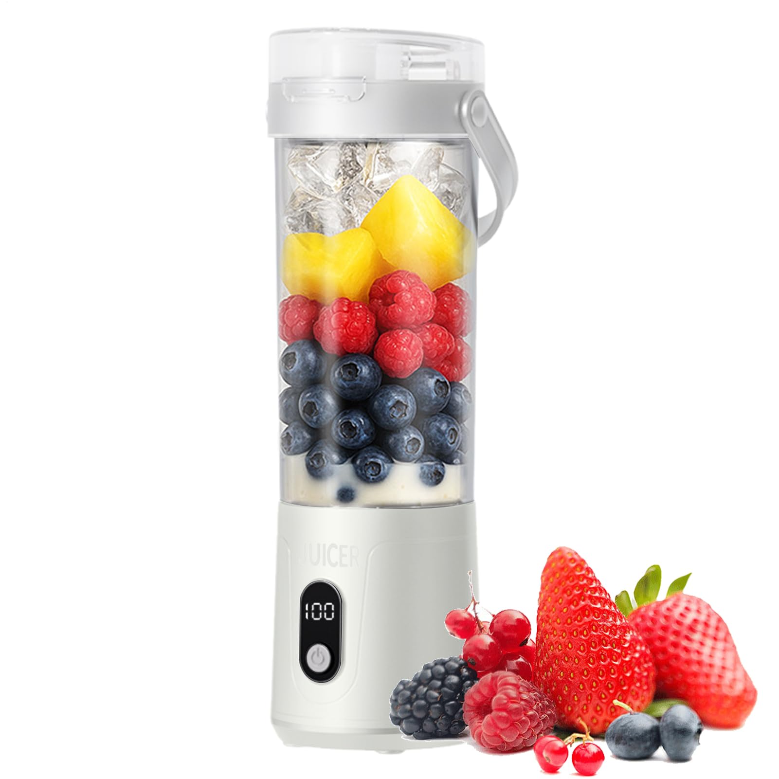 Centrifuga - Estrattore di frutta e verdura, frullatore con grande schermo