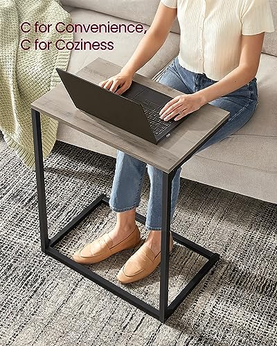 VASAGLE C Shape End Table