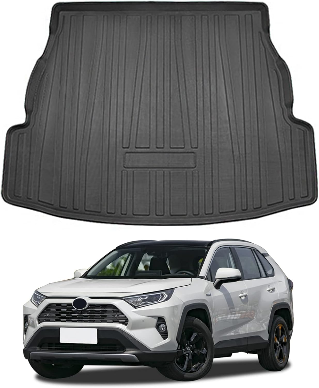 Fit for RAV4 20192022 Cargo Liner Floor Mats All Weather