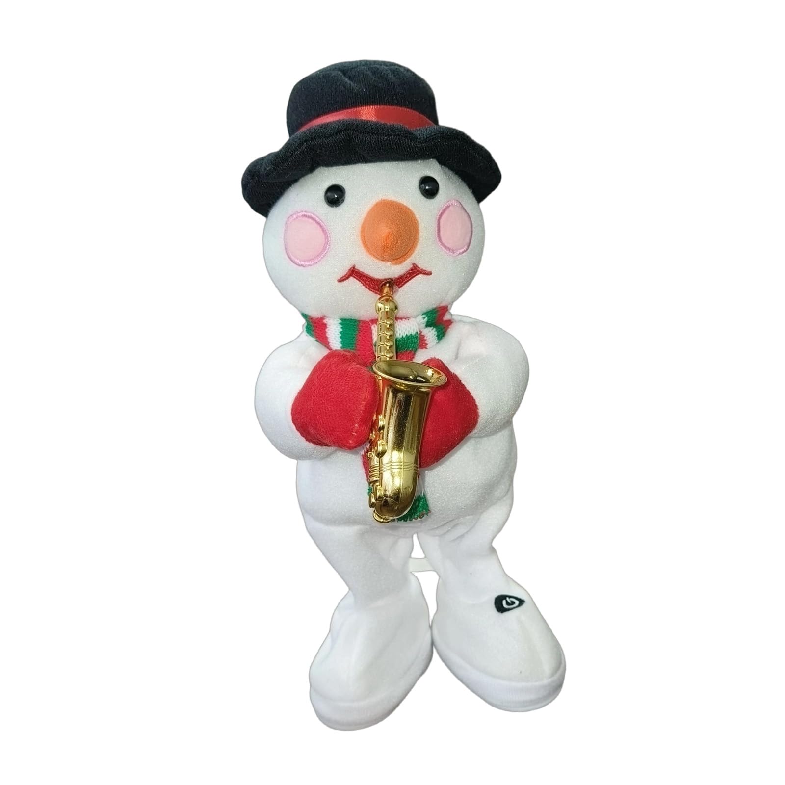 KAQNTUD Singing Dancing Christmas Plush Toy, Intelligent Sensory Activated Interactive Christmas Decoration with Music Movement, Interactive Singing Christmas Decoration
