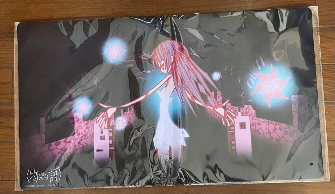 化物語　プレイマット　戦場ヶ原ひたぎ　ラバーデスクマット 化物語 戦場ヶ原ひたぎ ラバーマット プレイマット デスクマット 化物語