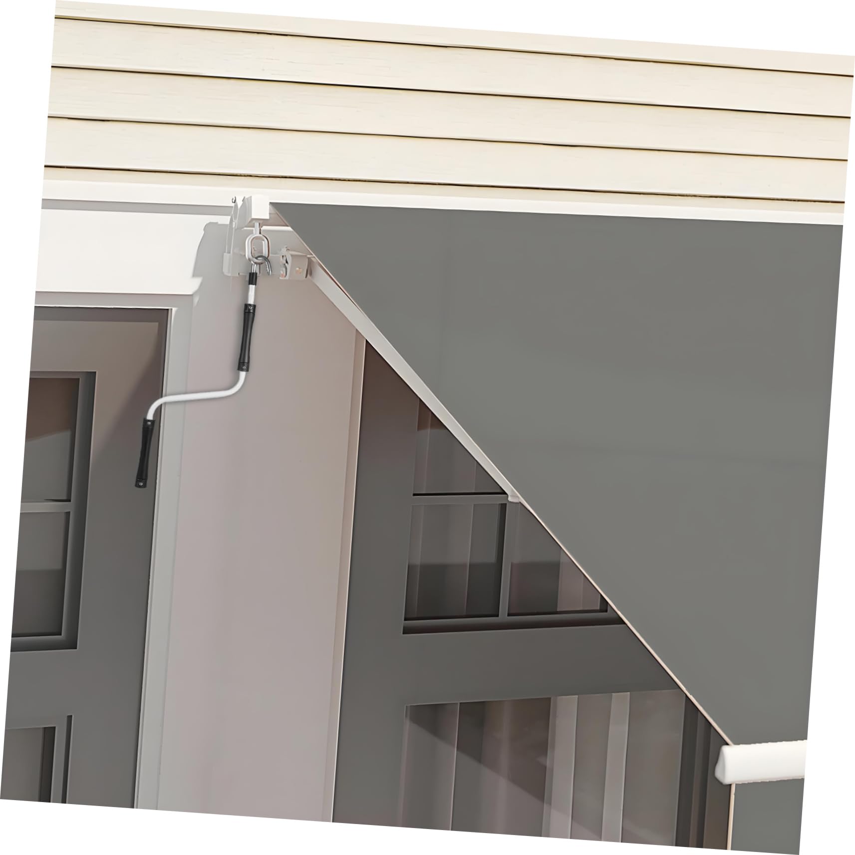 BESTonZON Manivela Toldo Manual Diseño Ergonómico y Mango de Goma para Toldos Retráctiles de Uso Exterior en Terrazas y Refugios Lluvia