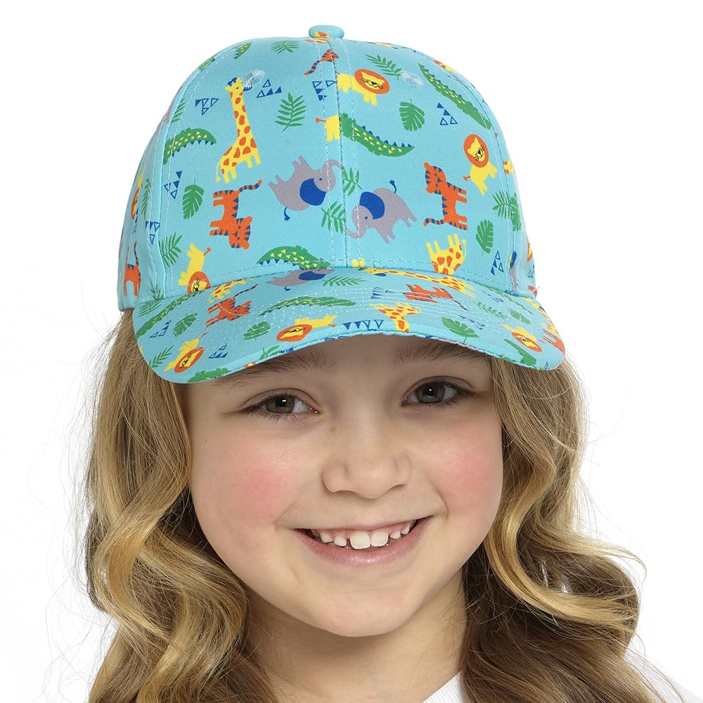 Undercover Blue Animal Print Kids Baseball Cap Gl660