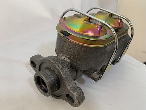 Miniatura 4 de Universal 8 "Single Zinc Power Brake Booster & W/1" Bail Top Master Cylinder Disco Disco Proportioning Kit de válvula de apoyo w/hierro fundido