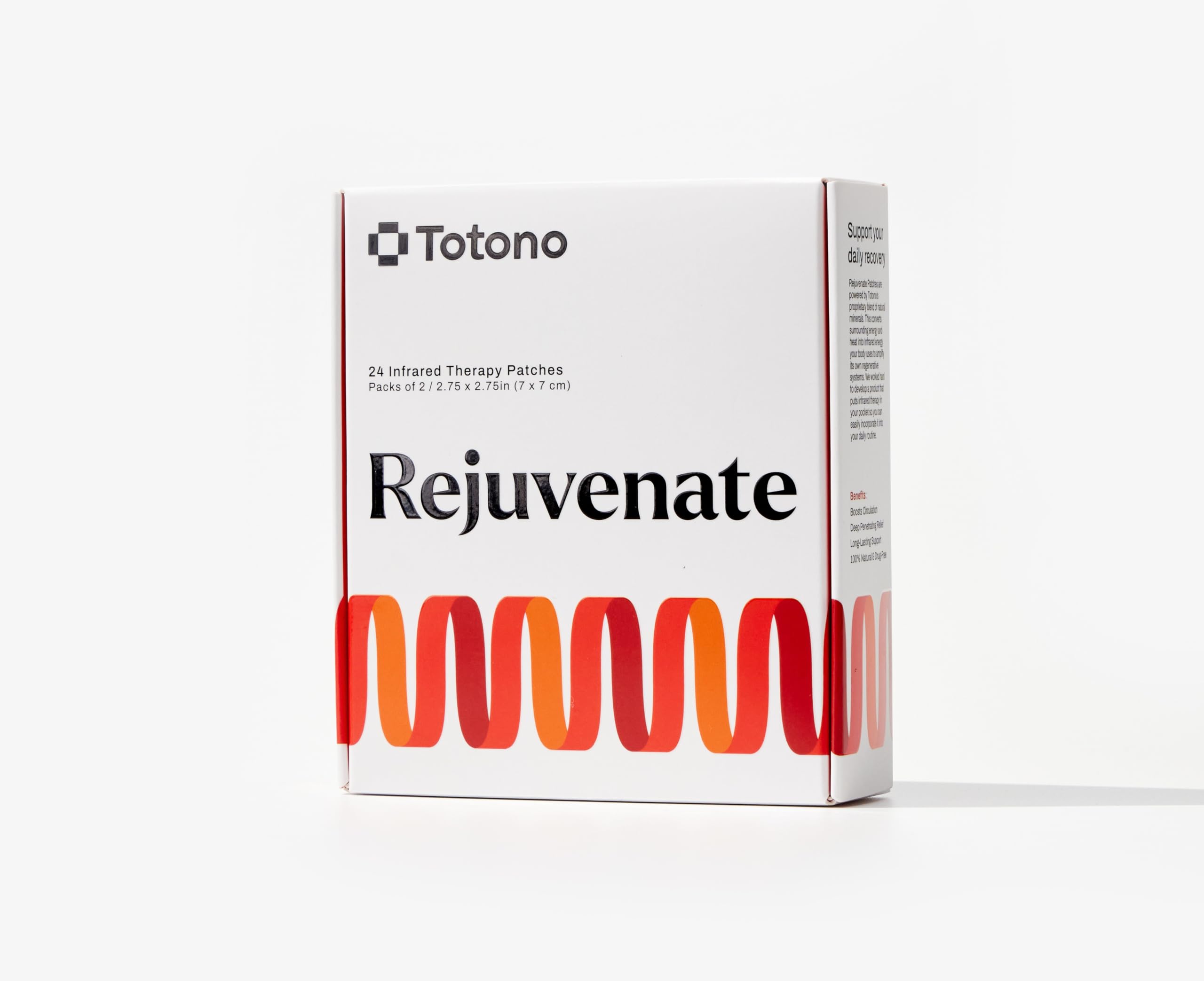 Totono Infrared Therapy Patches – 24 Pack Far‑Infrared Bioceramic Patches – Drug-Free, Portable, Essential Oil‑Infused for Muscles & Joints - 2