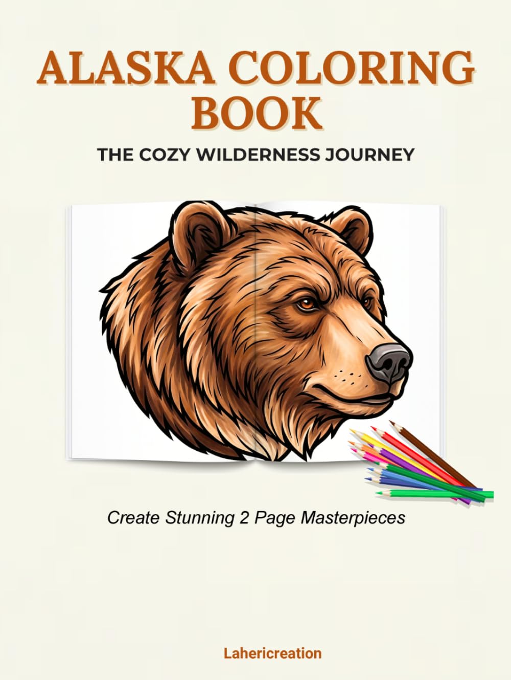 ALASKA COLORING BOOK: THE COZY WILDERNESS JOURNEY: A Relaxing Wildlife & Nature Coloring Book for Adults and Teens
