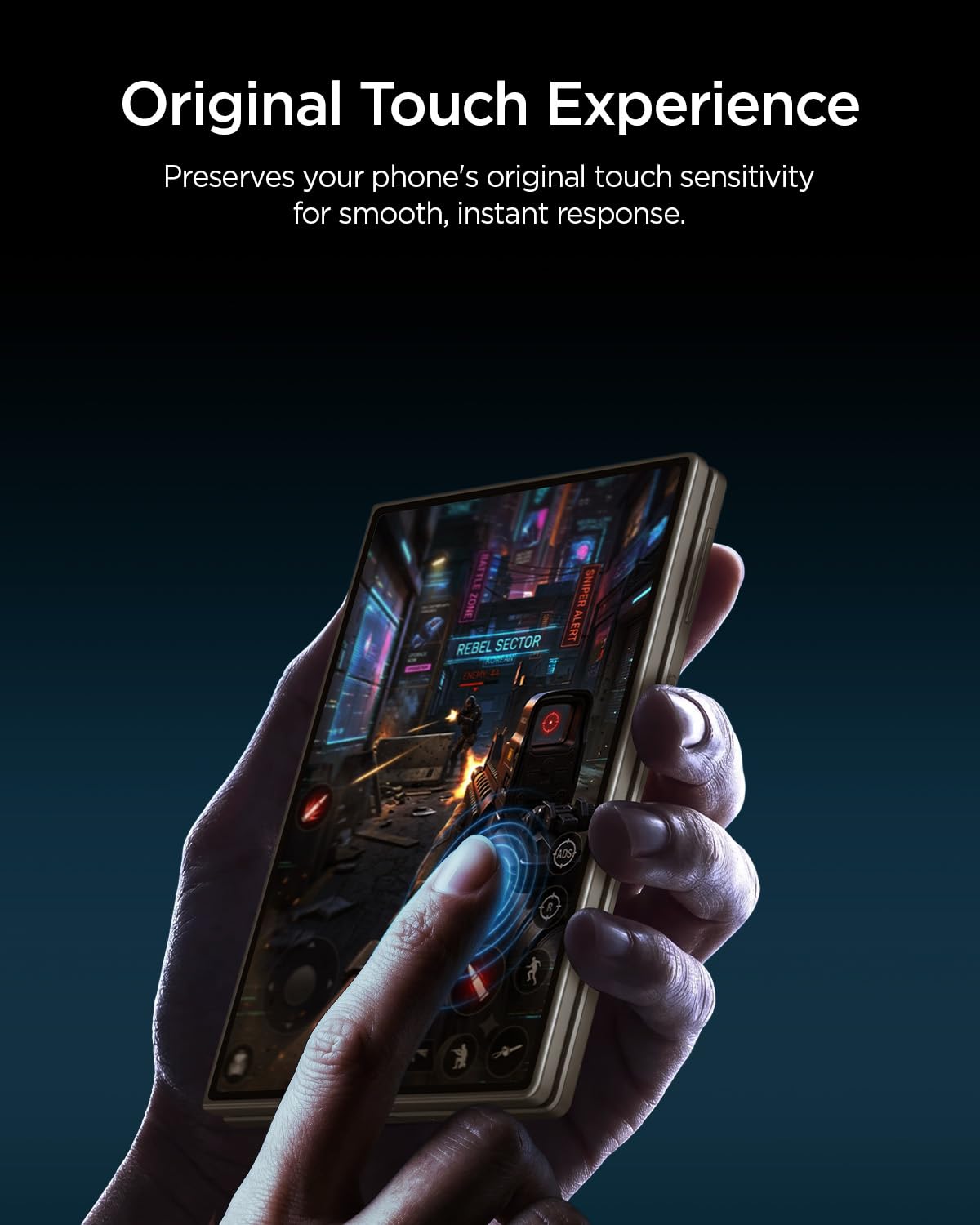 Spigen EZ Fit Pro Tempered Glass for Galaxy Z Fold 8 [2P] — Amazon image 8