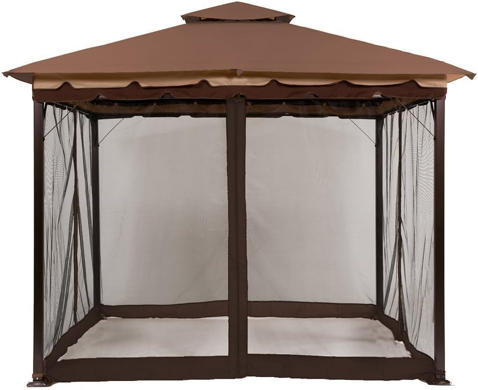 Sunjoy S-GZ001-E-MN Replacement Mosquito Netting, Brown