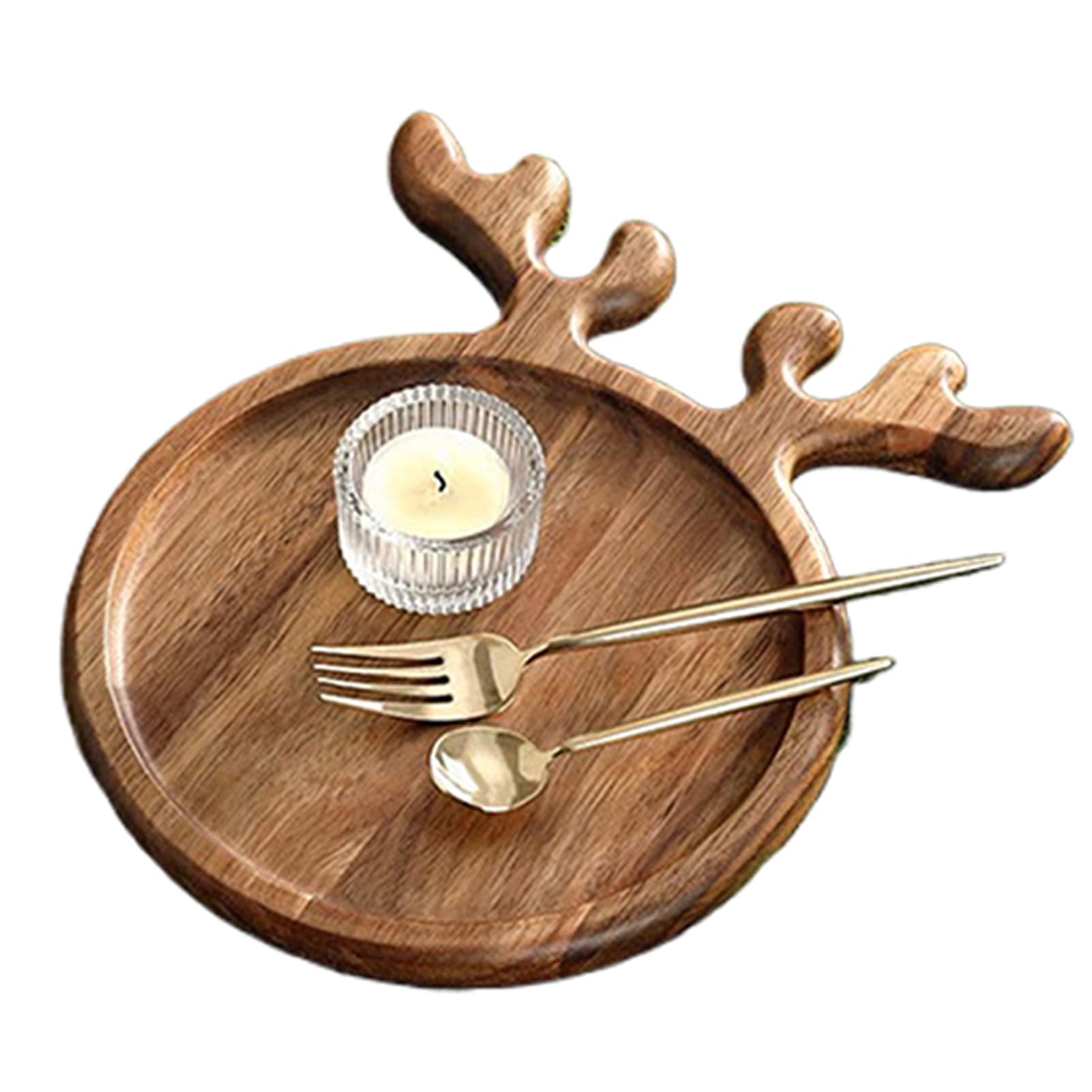 Plateau de présentation en bois de cerf pour fromage et apéritif