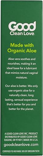 Miniatura 9 de Good Clean Love Almost Naked + Casi Naked Hint of Mint, lubricantes orgánicos a base de agua, hechos con aloe vera, seguros para juguetes y