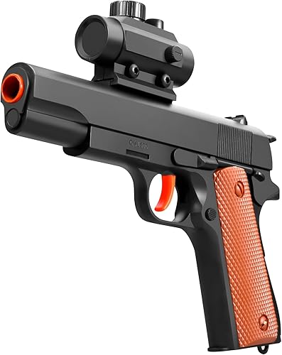 Miniatura 5 de Pistola manual de salpicaduras, juguete realista, pistola de pellet, munición, arma falsa para 10 dólares de espuma Splat r Gun Shooting Game para