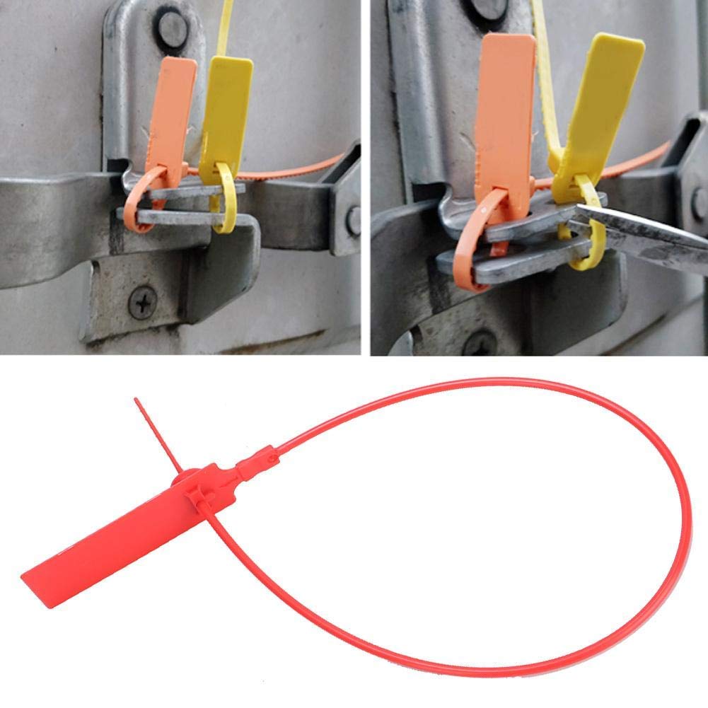 100 pezzi di fascette di plastica monouso autobloccanti per valigie, scarpe, borse, etichette (rosse) | Leroy Merlin