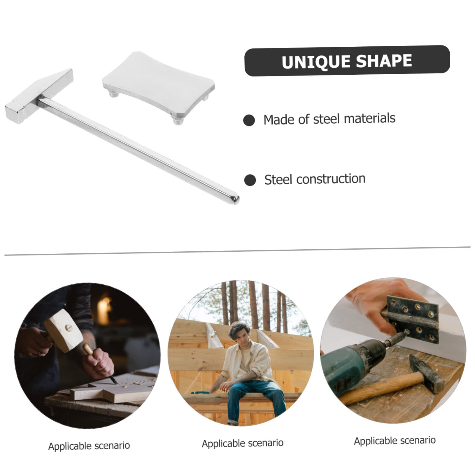 ARTIBETTER Small Hammer Tool Set Mini Mallet Hammer for Jewelry Making Upholstery Tool