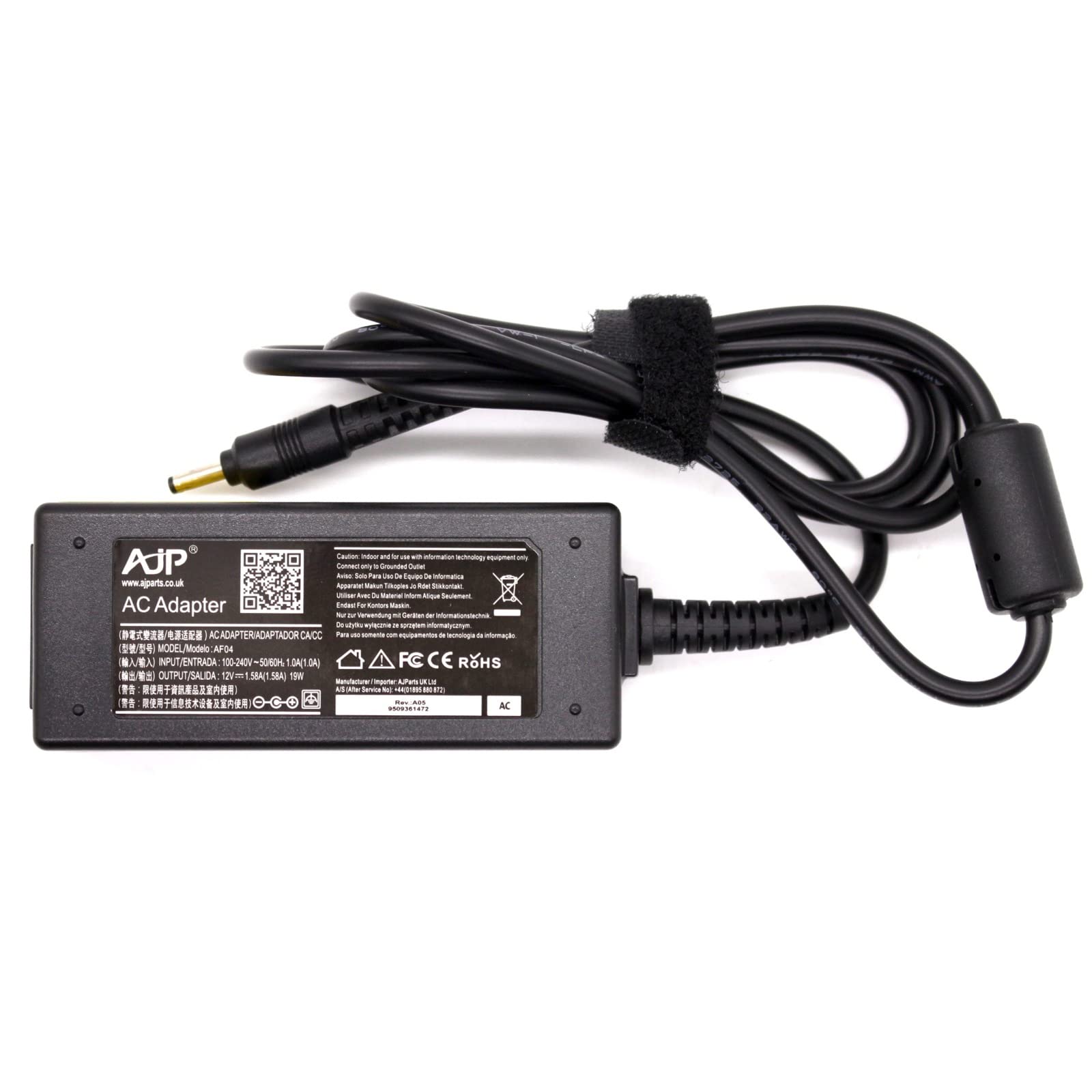 AJP 12V AC Adapter Charger REPLACEMENT for Aspire Switch 10 11 SW5-011 SW5-012 SW5-111 FHD HD/Acer Iconia Tab A100 A101 A200 A210 A211 A500 A501 W3 Tablet PC - Power Supply fits ADP-18TB A ADP-18TB C