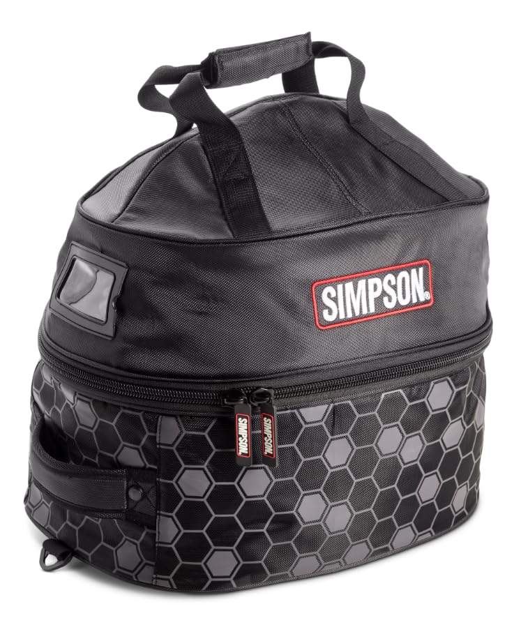Amazon.co.jp: Simpson Racing 23405 ヘルメットとFHRコンボバッグ