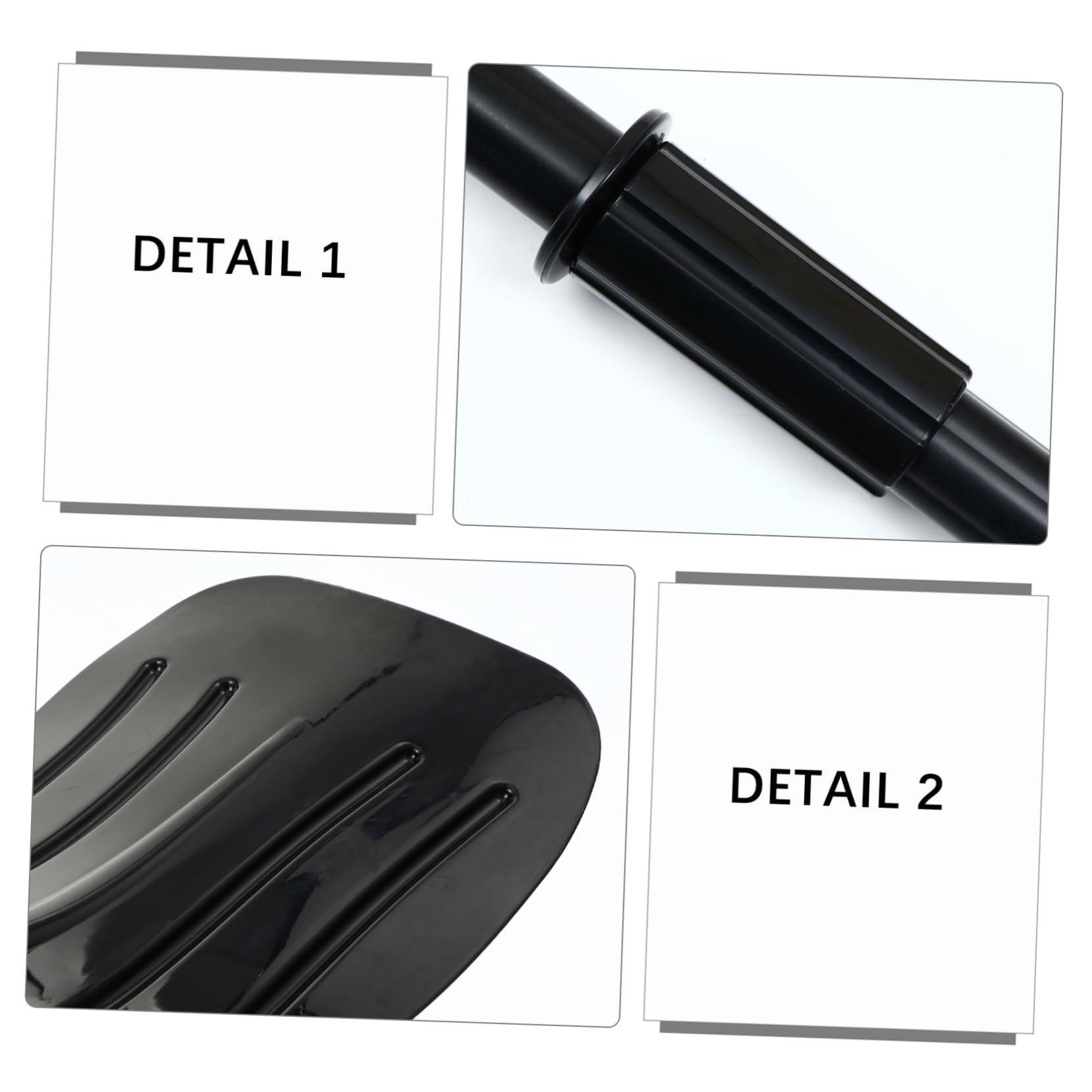 BESTonZON 2 Stück Abnehmbares Kajakpaddel PVC Paddel Robust Ergonomisch für Kajaks und Schlauchboote Wassersport