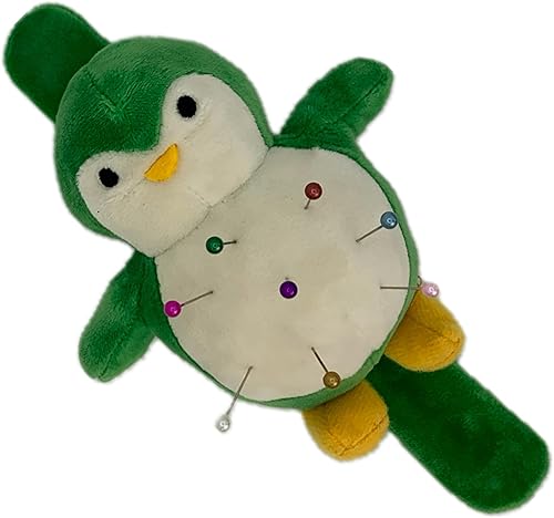 Miniatura 1 de Adorable cojín de muñeca de pingüino para coser (verde)