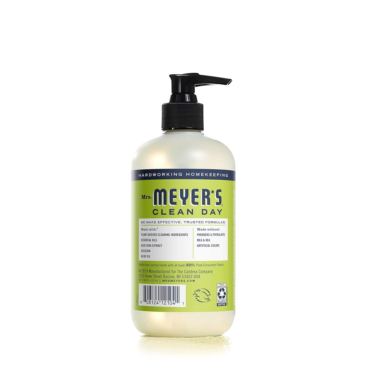 Mrs. Meyer's Lemon Verbena Liquid Hand Soap, Cruelty-Free and Biodegradable Hand Wash Formula Made with Essential Oils,16 oz. (Pack of 2)