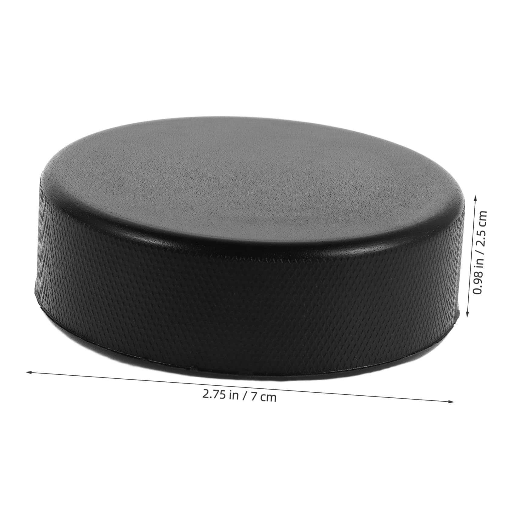 POPETPOP 20pcs Lightweight Pucks for Ice and Table Hockey Durable Black Pucks for Practice Sessions Portable Design for