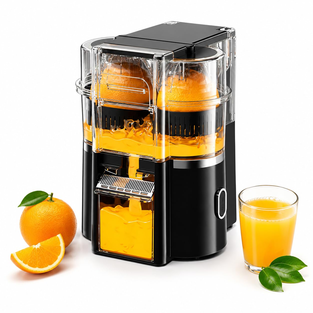 Presse-agrumes électrique sans fil, fruits jusqu'à 90 mm de large