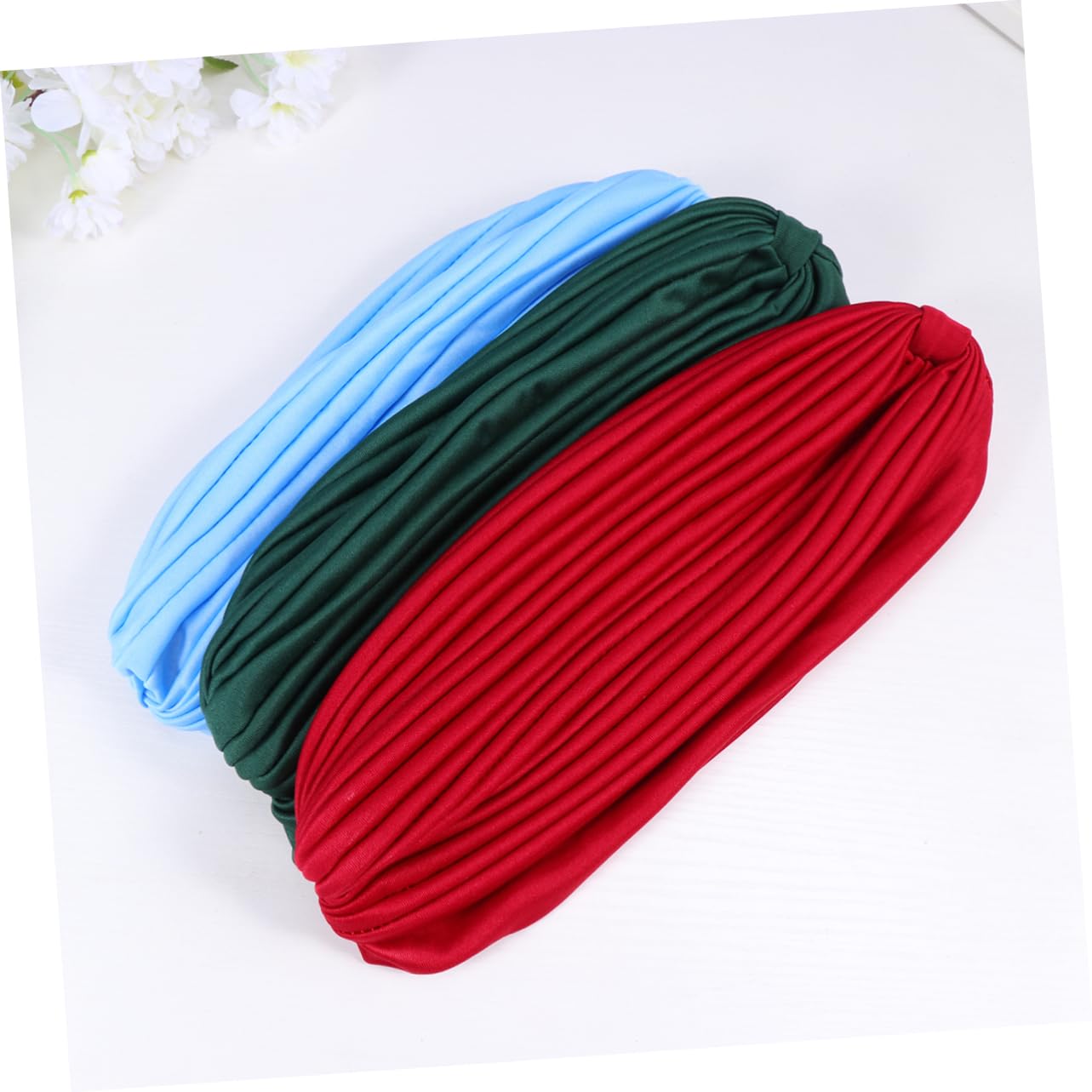 SHERCHPRY 15 Unidades De Gorros De Turbante Elásticos Gorros De Quimio Envolturas De Mujer Bufanda Elástica Para Envolver El Cabello Bufandas De Turbante Para Mujer Sombrero De