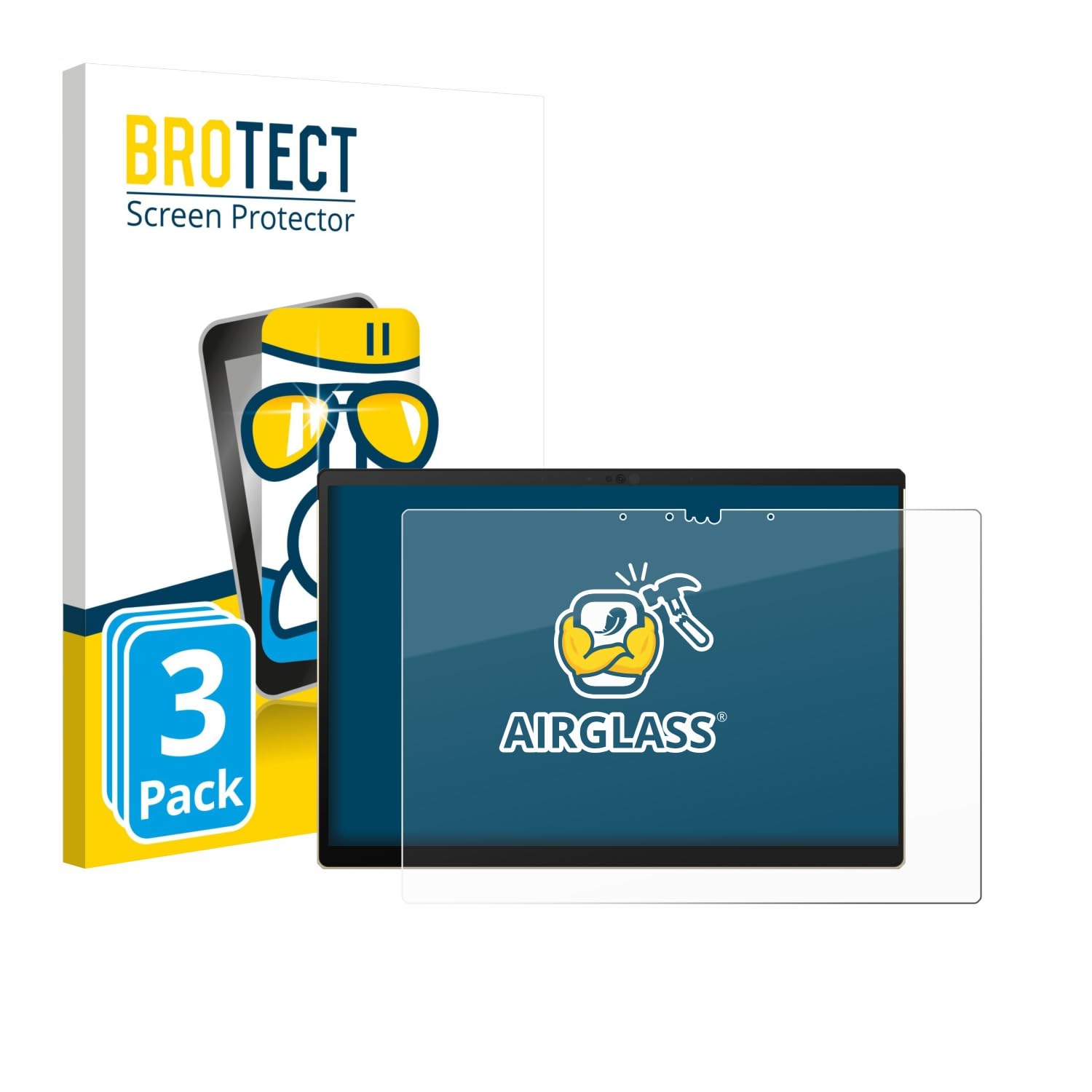 brotect Pellicola Protettiva Vetro per ASUS ROG Flow Z13-KJP 2026 Protezione Schermo (3 Pezzi) [Durezza Estrema 9H, Chiaro]