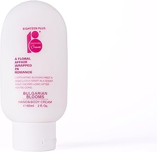 Eighteen Plus 18+ Hand and Body Cream, Bulgarian Blooms, 60 ml