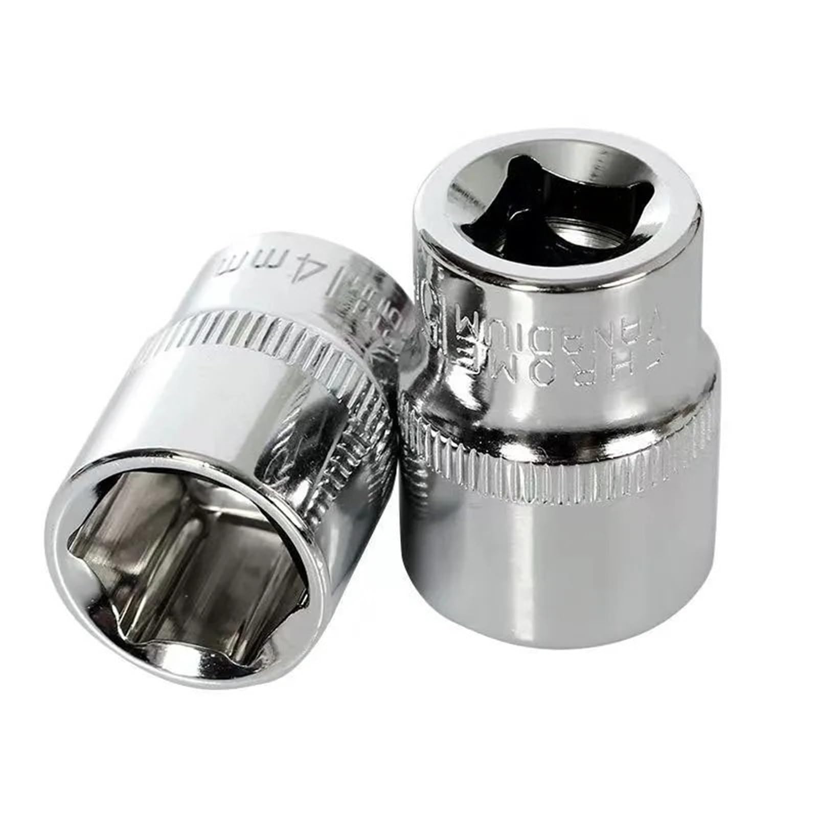 Nasadka sześciokątna 3/8" Głowica klucza Metryczne mmmirror Zestaw 6-punktowych nasadek antykorozyjnych Zestaw przedłużek(63mm Length,23mm-1pcs)