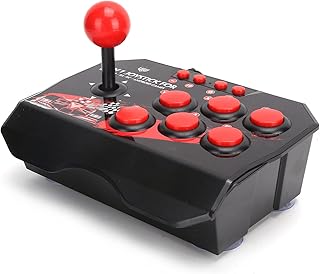Arcade Fight Stick, Wired Arcade Joystick, Classic Nostalgic Arcade Stick Controller Arcade Games Accessories for Switch PC PS3
