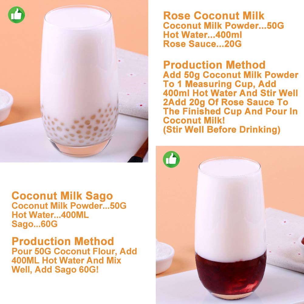 Plant Gift 100% Pur Poudre de Noix de Coco 椰子粉, Pour Boissons 100g/3.25oz | Naturel. Sans additifs. Mouture fine, arôme de noix de coco. Pour smoothies et pâtisserie. Also: Coconut Powder.