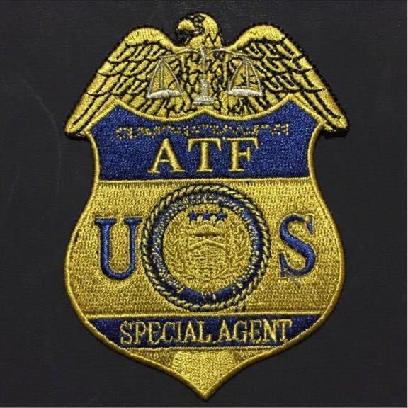 ATF SPECIAL AGENT セカンドバッジ ATFスペシャルエージェント レプリカバッジ＆ホルダーSET