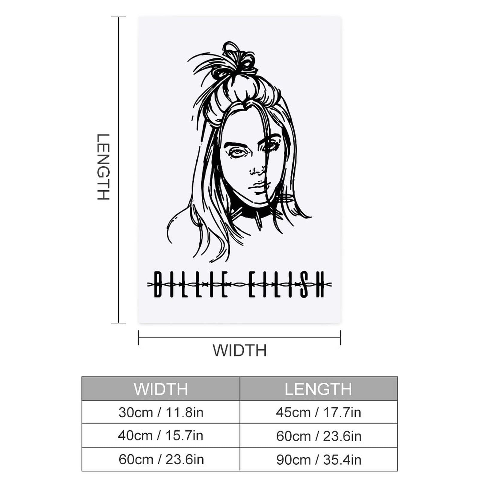 Amazon.co.jp: Billie Eilish Billy Irish Stylish Wall Sticker