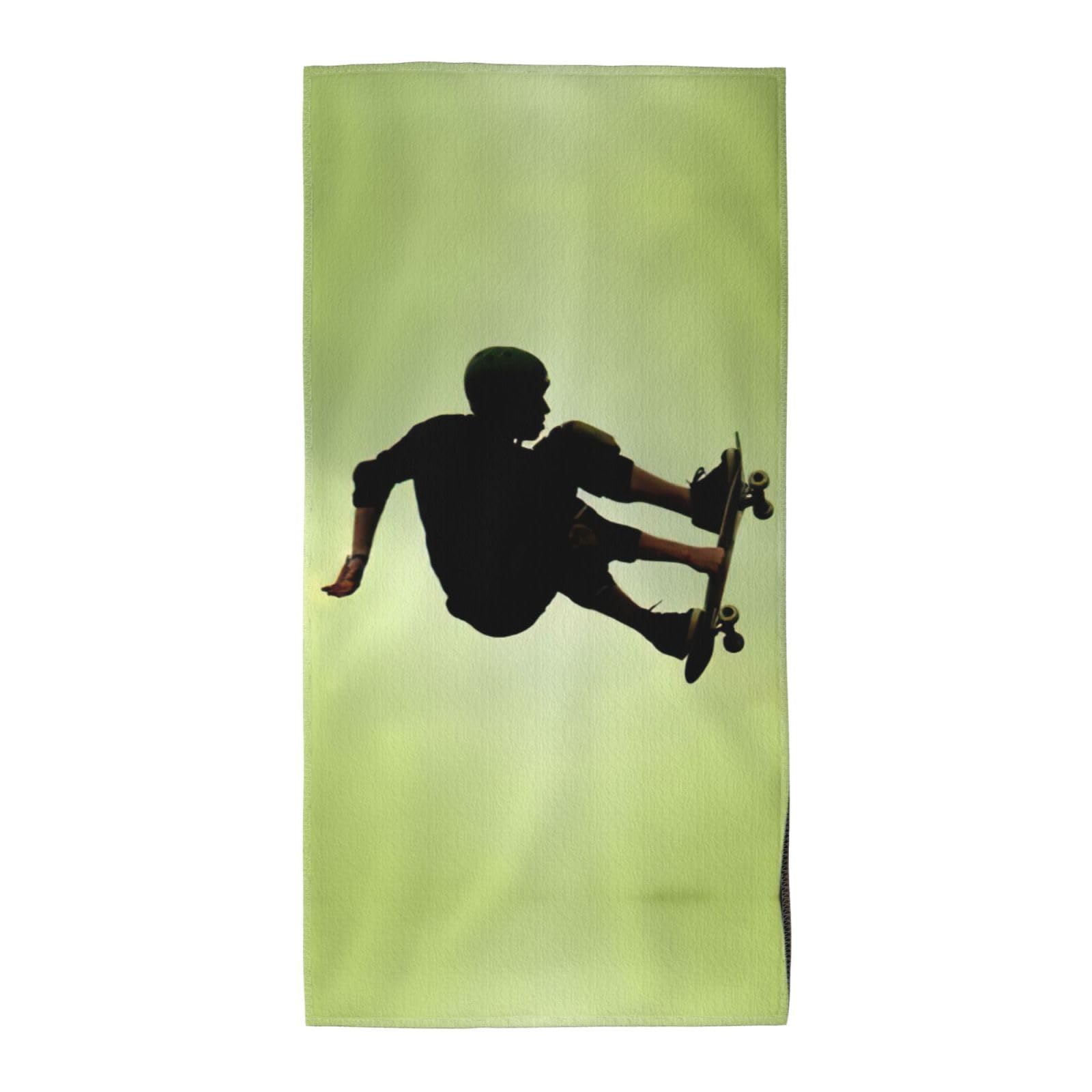WYCZHY Skateboard Printed Quick Dry Beach Towel For Camping Travel Vacation